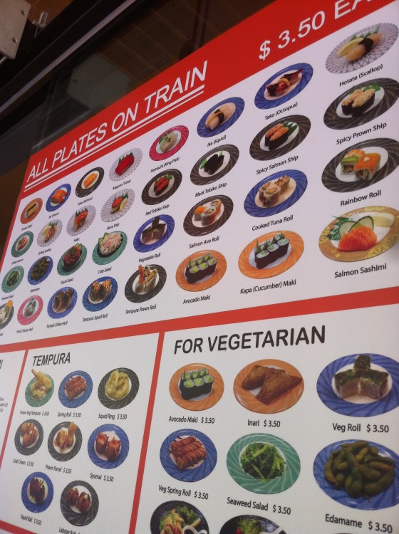 Easy to find - Melbourne's Go Go Sushi.